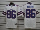 Nike nfl buffalo bills #86 nelson white jerseys[Elite]