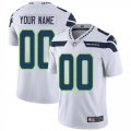 Mens Nike Seattle Seahawks Customized White Vapor Untouchable Limited Player NFL Jersey