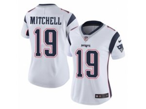 Women Nike New England Patriots #19 Malcolm Mitchell Vapor Untouchable Limited White NFL Jersey