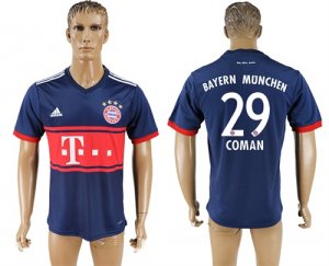 2017-18 Bayern Munich 29 COMAN Away Thailand Soccer Jersey