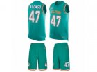 Nike Miami Dolphins #47 Kiko Alonso Limited Aqua Green Tank Top Suit NFL Jersey