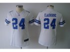 Nike women nfl jerseys dallas cowboys #24 claiborne white[claiborne]