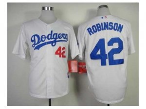 mlb jerseys los angeles dodgers #42 robinson white[2014 new]