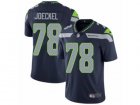 Mens Nike Seattle Seahawks #78 Luke Joeckel Vapor Untouchable Limited Steel Blue Team Color NFL Jersey