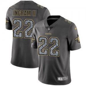 Nike Saints #22 Mark Ingram II Gray Static Vapor Untouchable Limited Jersey