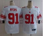 Nike new york giants #91 ayers red jerseys[Elite][ayers]