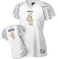 Women Minnesota Vikings #4 Favre Zebra Field Flirt Fashion Jerse