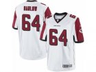 Mens Nike Atlanta Falcons #64 Sean Harlow Limited White NFL Jersey