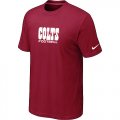 Nike Indianapolis Colts Sideline Legend Authentic Font T-Shirt Red