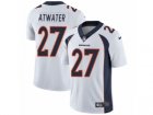 Mens Nike Denver Broncos #27 Steve Atwater Vapor Untouchable Limited White NFL Jersey