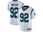 Mens Nike Carolina Panthers #92 Vernon Butler Vapor Untouchable Limited White NFL Jersey