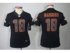 Nike Women NFL Denver Broncos #18 Peyton Manning Black Jerseys[Impact Limited]