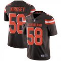Nike Browns #58 Christian Kirksey Brown Vapor Untouchable Limited Jersey