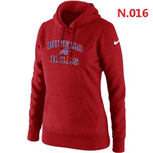 Women Buffalo Bills Logo Pullover Hoodie-6