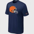 Cleveland Browns Sideline Legend Authentic Logo T-Shirt D.Blue
