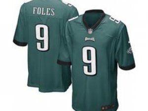 Nike NFL Philadelphia Eagles #9 Nick Foles Green Jerseys(Game)