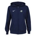 Women NEW Miami Dolphins Ladies Tailgater Full Zip Hoodie blue