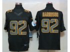 Nike NFL Pittsburgh Steelers #92 James Harrison Black Jerseys(Impact Limited)