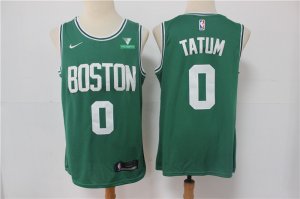 Celtics #0 Jayson Tatum Green Nike Swingman Jersey