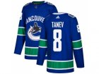 Men Adidas Vancouver Canucks #8 Christopher Tanev Blue Home Authentic Stitched NHL Jersey