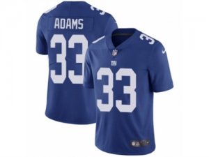 Mens Nike New York Giants #33 Andrew Adams Vapor Untouchable Limited Royal Blue Team Color NFL Jersey