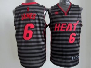 nba miami heat #6 james grey[black strip]