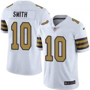 Nike Saints #10 Tre\'Quan Smith White Color Rush Limited Jersey