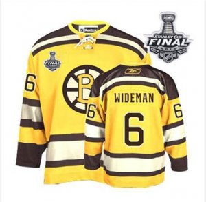 nhl jerseys boston bruins #6 wideman yellow[2013 stanley cup]