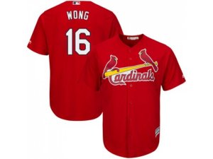 Youth St.Louis Cardinals #16 Kolten Wong Red Cool Base Stitched MLB Jersey