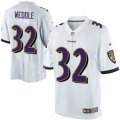 Mens Nike Baltimore Ravens #32 Eric Weddle Limited White NFL Jersey