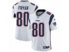 Mens Nike New England Patriots #80 Irving Fryar Vapor Untouchable Limited White NFL Jersey