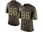 Nike Los Angeles Chargers #86 Hunter Henry Limited Green Salute to Service NFL Jersey