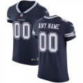 Youth Nike Dallas Cowboys Customized Navy Blue Team Color Vapor Untouchable Custom Elite NFL Jersey