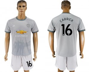 2017-18 Manchester United 16 CARRICK Third Away Soccer Jersey