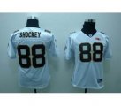 youth saints #88 shockey super bowl xliv white