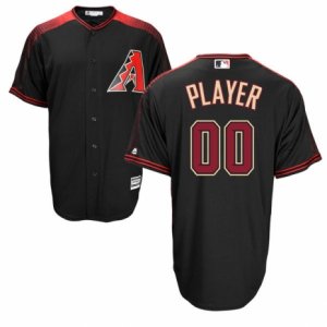 Mens Majestic Arizona Diamondbacks Customized Authentic Black Brick Cool Base MLB Jersey