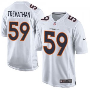 Nike Denver Broncos #59 Danny Trevathan White Men Stitched NFL Game Event Jersey