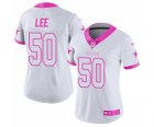 Women's Nike Dallas Cowboys #50 Sean Lee Limited Rush Fashion Pink NFL Jersey