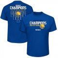 Golden State Warriors Majestic 2018 NBA Finals Champions Jersey Roster Big & Tall T-Shirt Royal