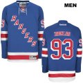 Men New York Rangers #93 mika zibanejad Blue Stitched NHL Jersey