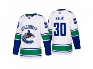 Mens adidas Vancouver Canucks #30 Ryan Miller 2017-2018 Season Away Jersey