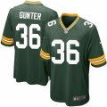 Mens Nike Green Bay Packers #36 LaDarius Gunter Game Green Team Color NFL Jersey