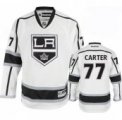 Youth Los Angeles Kings #77 Jeff Carter Authentic White Away NHL Jersey