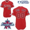 Customized Los Angeles Angels of Anaheim Jersey Red Cool Base 2010 All Star Patch Baseball