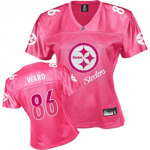 women nfl pittsburgh steelers #86 ward red[2011 fem fan]