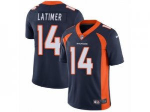 Mens Nike Denver Broncos #14 Cody Latimer Vapor Untouchable Limited Navy Blue Alternate NFL Jersey