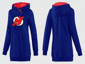 NHL Women New Jersey Devils Logo Pullover Hoodie 6