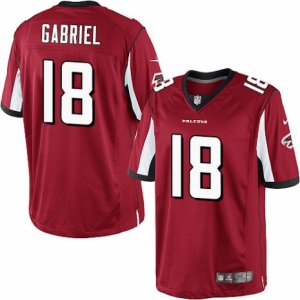 Mens Nike Atlanta Falcons #18 Taylor Gabriel Limited Red Team Color NFL Jersey