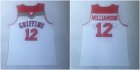Spartanburg Griffins #12 Zion Williamson White High School Basketball Jersey