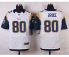 Nike NFL st. louis rams #80 bruce white jerseys[Elite]